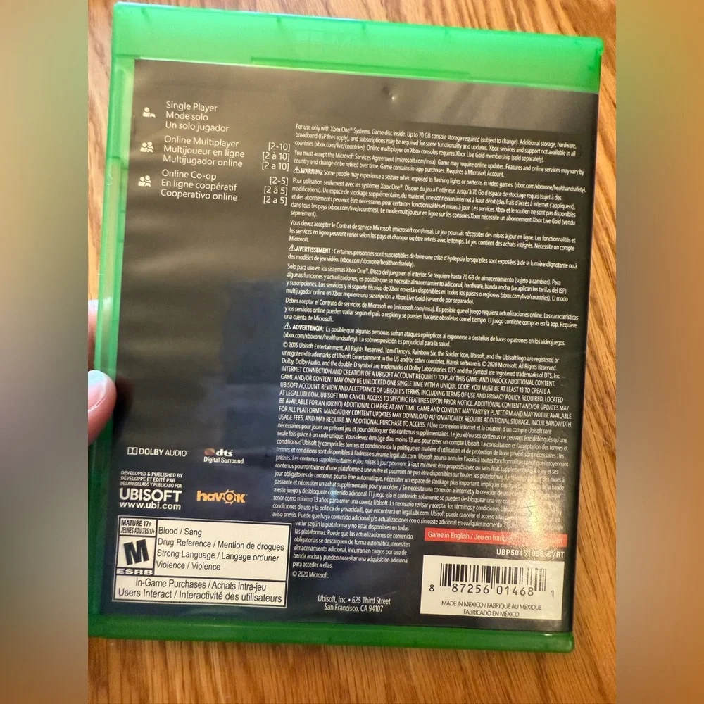 Rainbow Six Siege for Xbox One